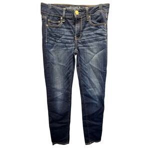 American Eagle Jeans Women's‎ Size 4 Stretch Skinny blue
